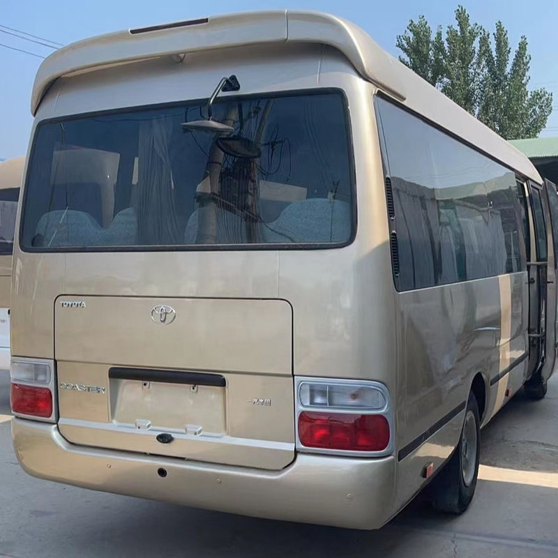 30 Seat Capacity Used Bus Coaster Good Condition Diesel Engine Euro 3 Emission Standard