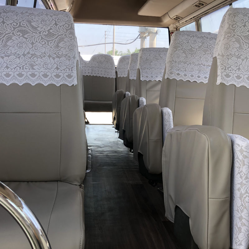 30 Seat Capacity Used Bus Coaster Good Condition Diesel Engine Euro 3 Emission Standard
