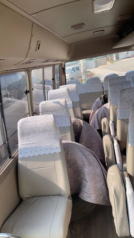 Dimensions L x W x H mm 8040 x 2480 x 3160 and Tyre 6.50-16 7m 23 Seats Coaster Bus