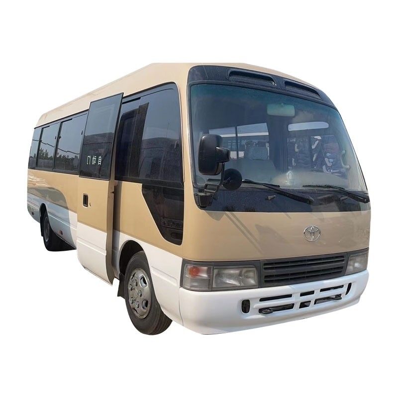 1690/1490mm Front/Rear Track High Roof Coaster Bus with 23 6 Seats and Diesel Engine