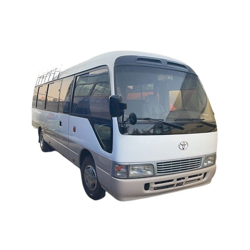 Second Hand Toyota Coaster Bus with 23-30 Seats Manual Transmission Curb Weight 3310kg