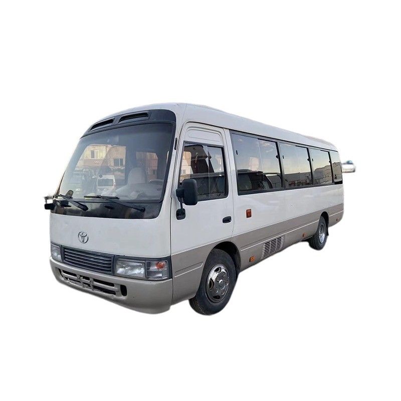 Second Hand Toyota Coaster Bus with 23-30 Seats Manual Transmission Curb Weight 3310kg