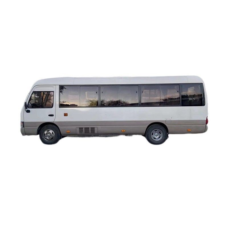 Second Hand Toyota Coaster Bus with 23-30 Seats Manual Transmission Curb Weight 3310kg
