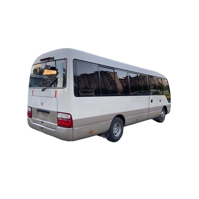 Second Hand Toyota Coaster Bus with 23-30 Seats Manual Transmission Curb Weight 3310kg