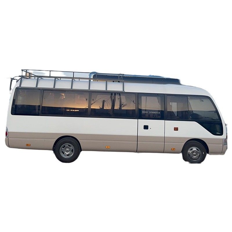 Second Hand Toyota Coaster Bus with 23-30 Seats Manual Transmission Curb Weight 3310kg