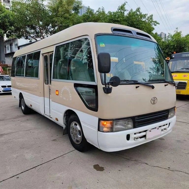 15B-FT Engine 29 Seats Toyota Coaster Bus with Good Performance and Manual Transmission