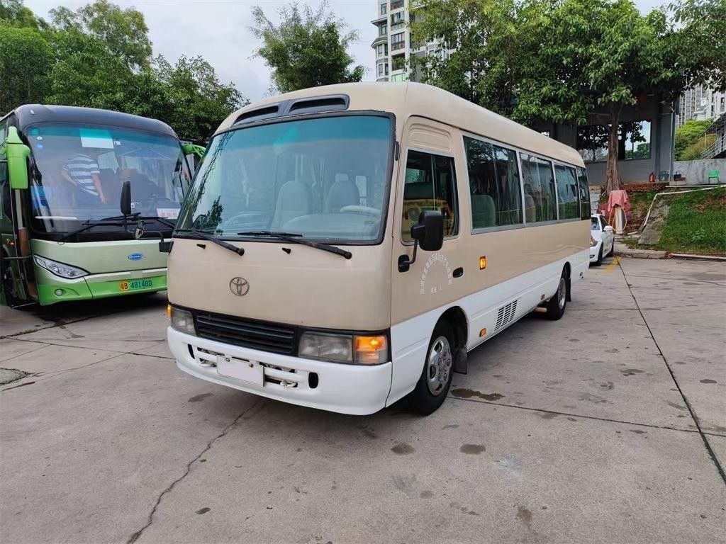 15B-FT Engine 29 Seats Toyota Coaster Bus with Good Performance and Manual Transmission