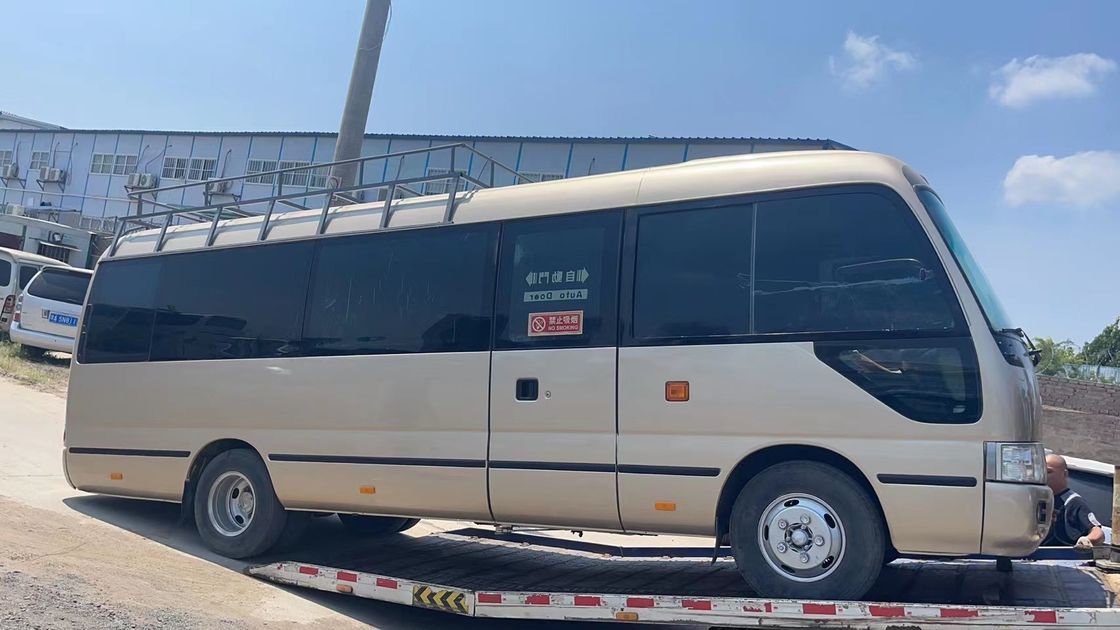 Affordable 30-Seat Diesel Bus Luxury Coaster Bus with 18000kg G.V.W