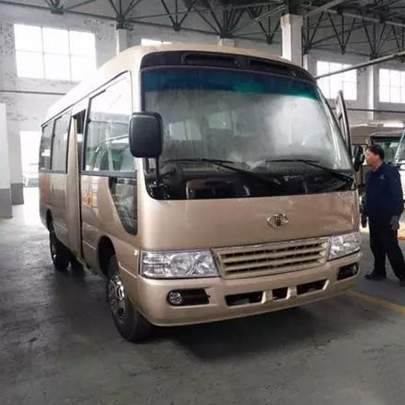 30 Seats Used RHD LHD Mini Coaster Bus with Manual Transmission and 4L Engine Capacity