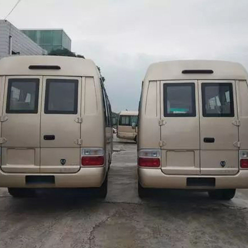 30 Seats Used RHD LHD Mini Coaster Bus with Manual Transmission and 4L Engine Capacity