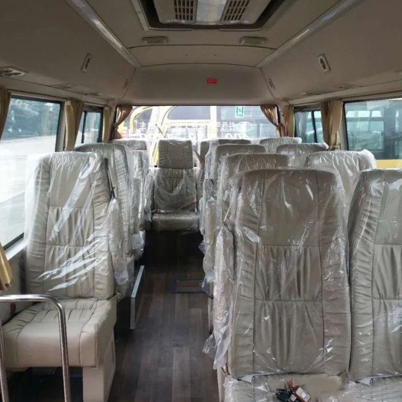 30 Seats Used RHD LHD Mini Coaster Bus with Manual Transmission and 4L Engine Capacity