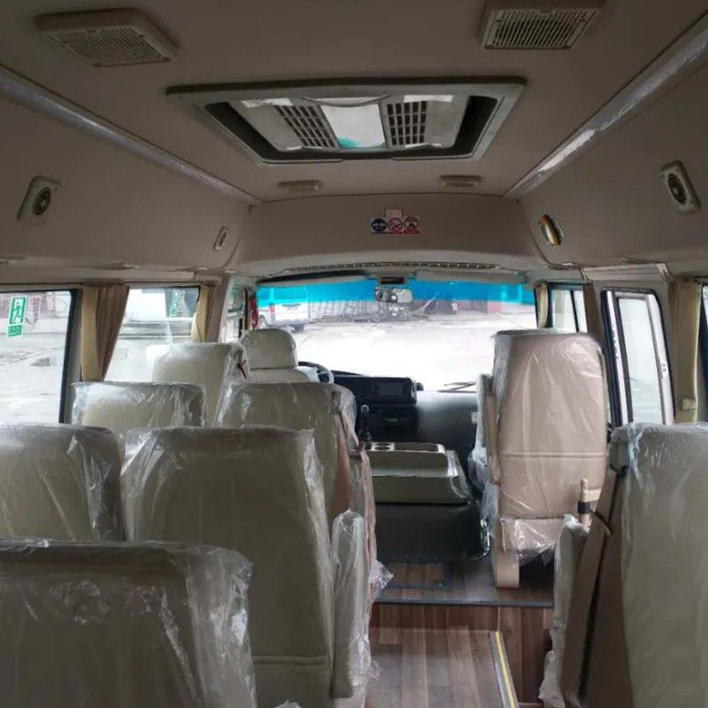 30 Seats Used RHD LHD Mini Coaster Bus with Manual Transmission and 4L Engine Capacity