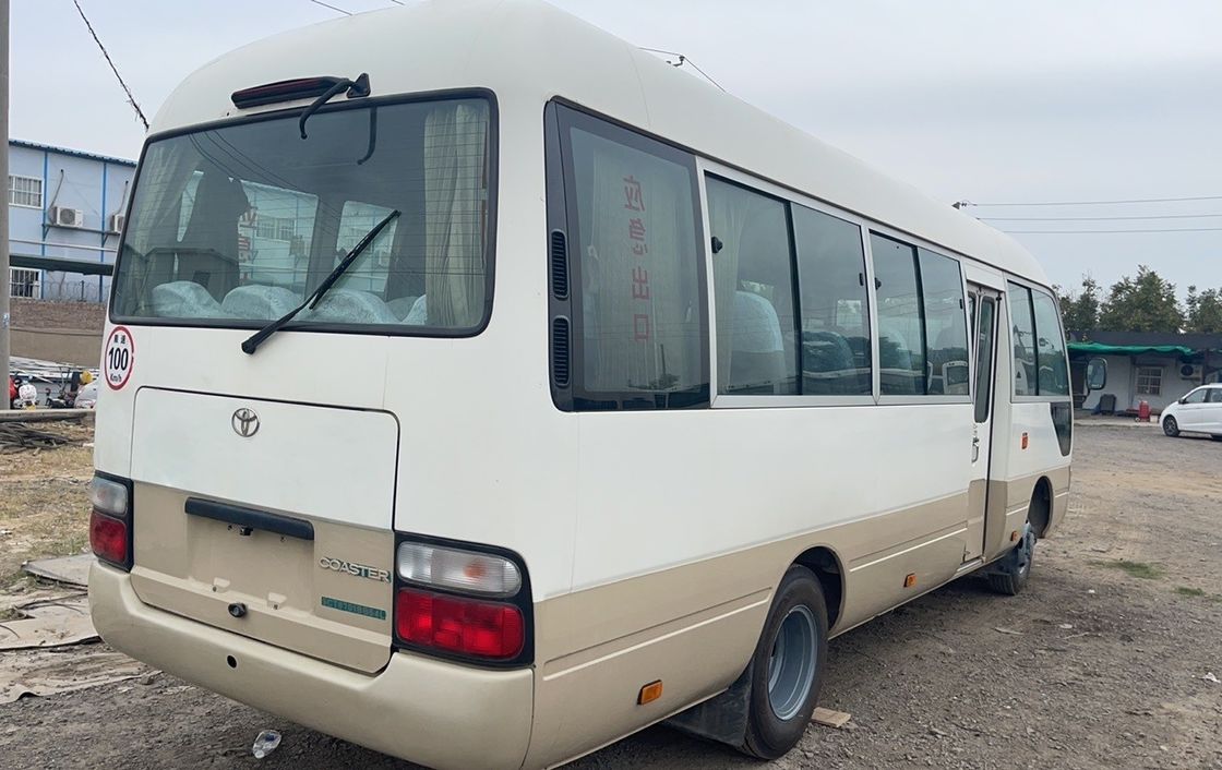2015 Good Condition 30 Seats Diesel Type Used Coaster Bus V6 4.0 6GR 2.7L VVT-I Engine