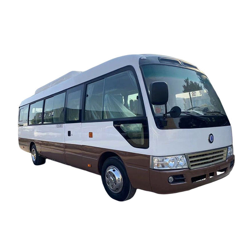 LHD RHD 30 Seats Toyo ta Coaster Bus with 70L Fuel Tank and 4500-6700ml Displacement