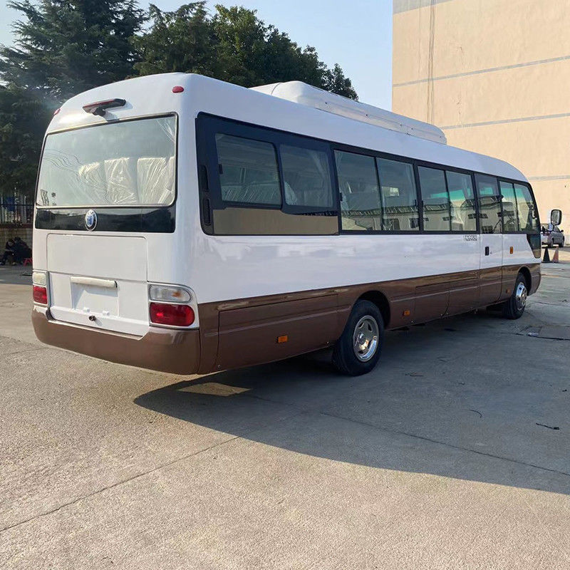 LHD RHD 30 Seats Toyo ta Coaster Bus with 70L Fuel Tank and 4500-6700ml Displacement