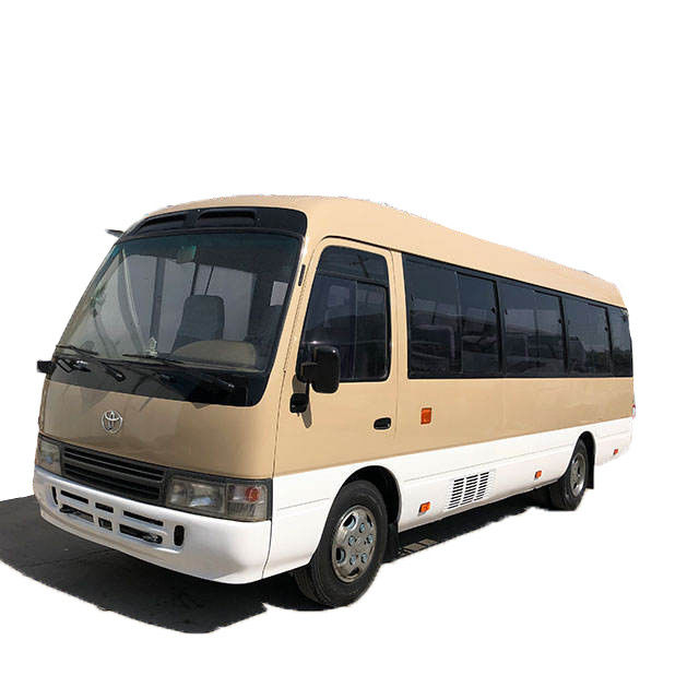 Good Condition 30 Seats Diesel Used Toyota Coaster Bus with Euro 2 Emission Standard
