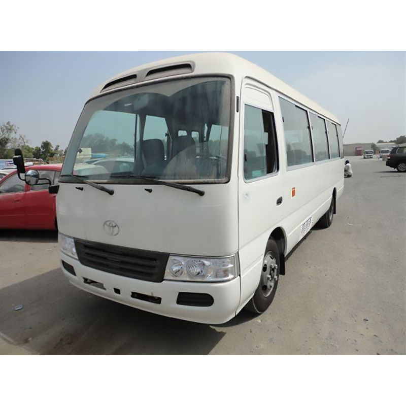 30 Seater TOYO TA Coaster Bus Diesel Fuel Type and 6.50-16 Tyres for Passenger Transport