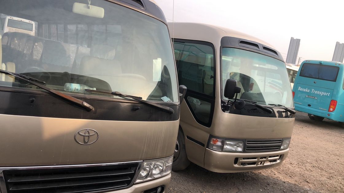 30 Seats Coaster Buses with Manual Transmission Type and G.V.W Kg of 5900 at Affordable
