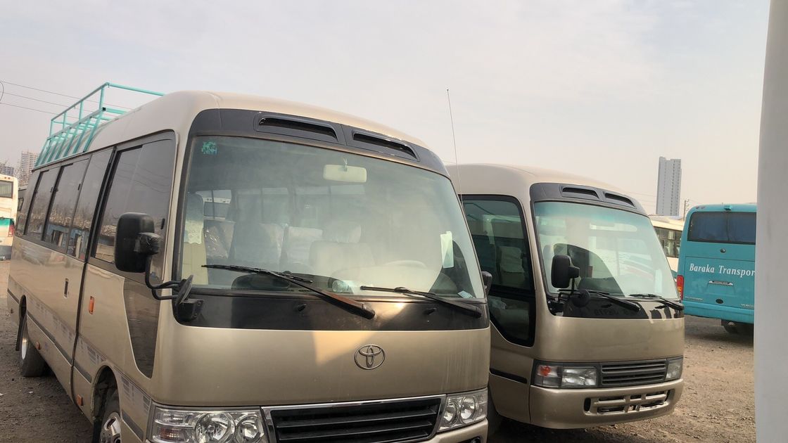 30 Seats Coaster Buses with Manual Transmission Type and G.V.W Kg of 5900 at Affordable
