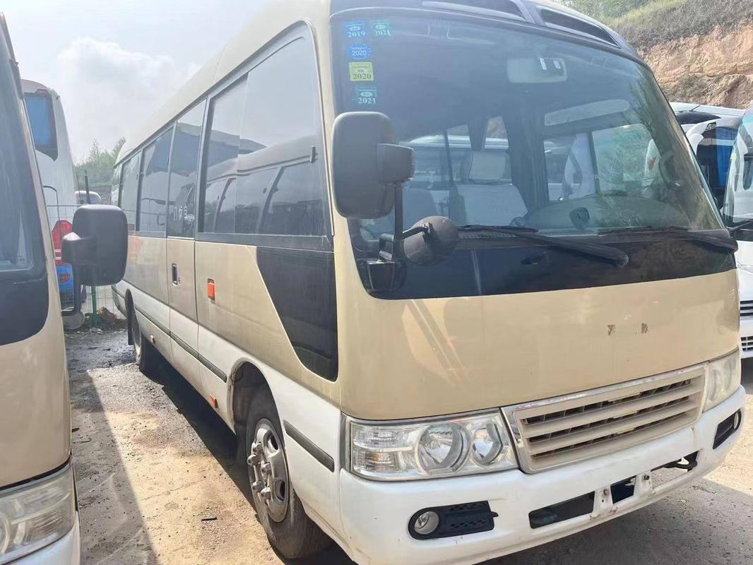 30 Seats Coaster Buses with Manual Transmission Type and G.V.W Kg of 5900 at Affordable