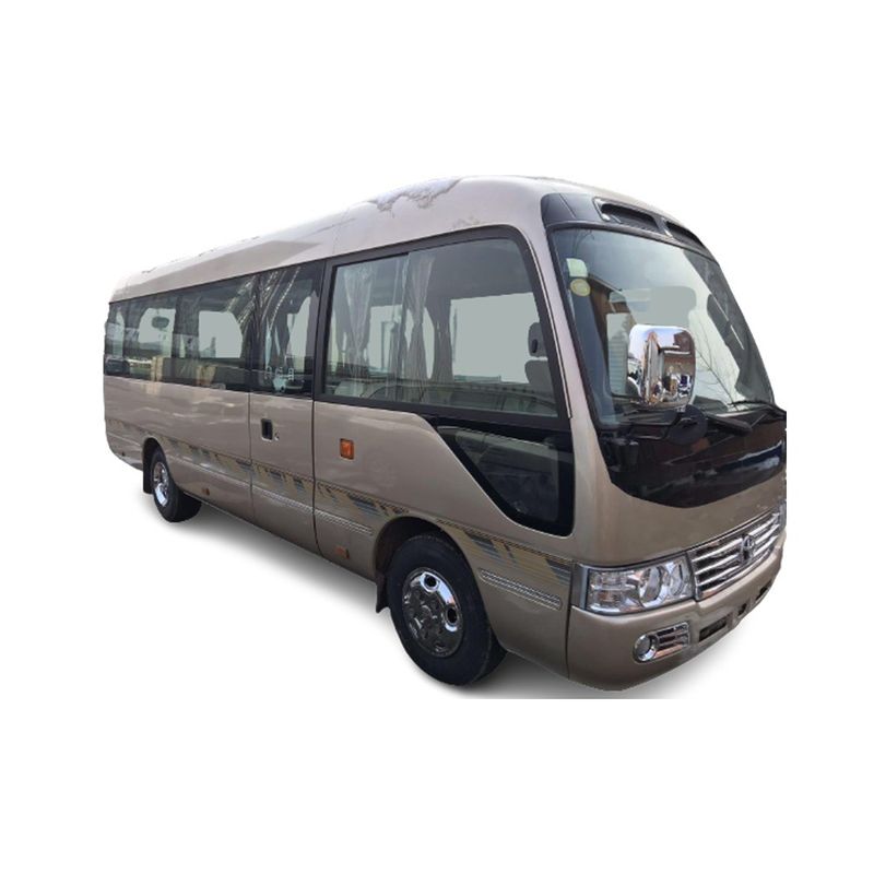 Second Hand 22 to 30 Passenger Seats Toyot Coaster Bus with Front Mounted Diesel Engine