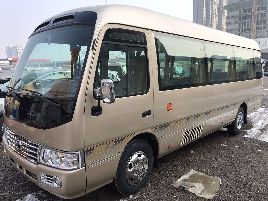 Second Hand 22 to 30 Passenger Seats Toyot Coaster Bus with Front Mounted Diesel Engine