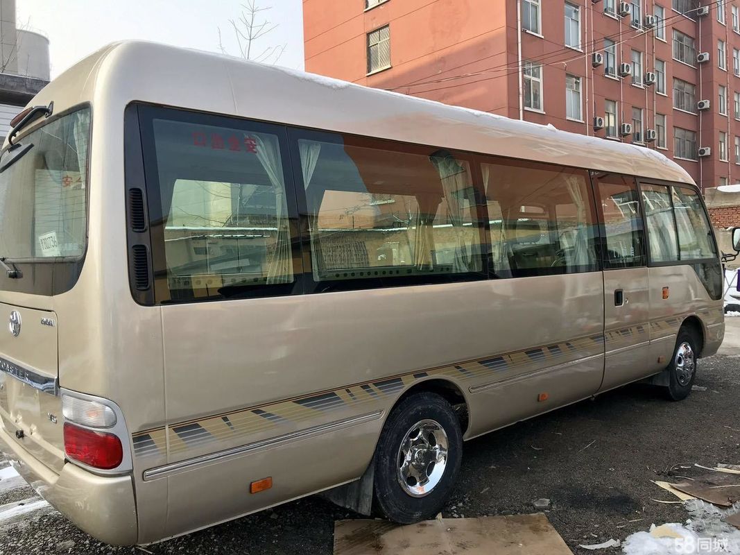 Second Hand 22 to 30 Passenger Seats Toyot Coaster Bus with Front Mounted Diesel Engine