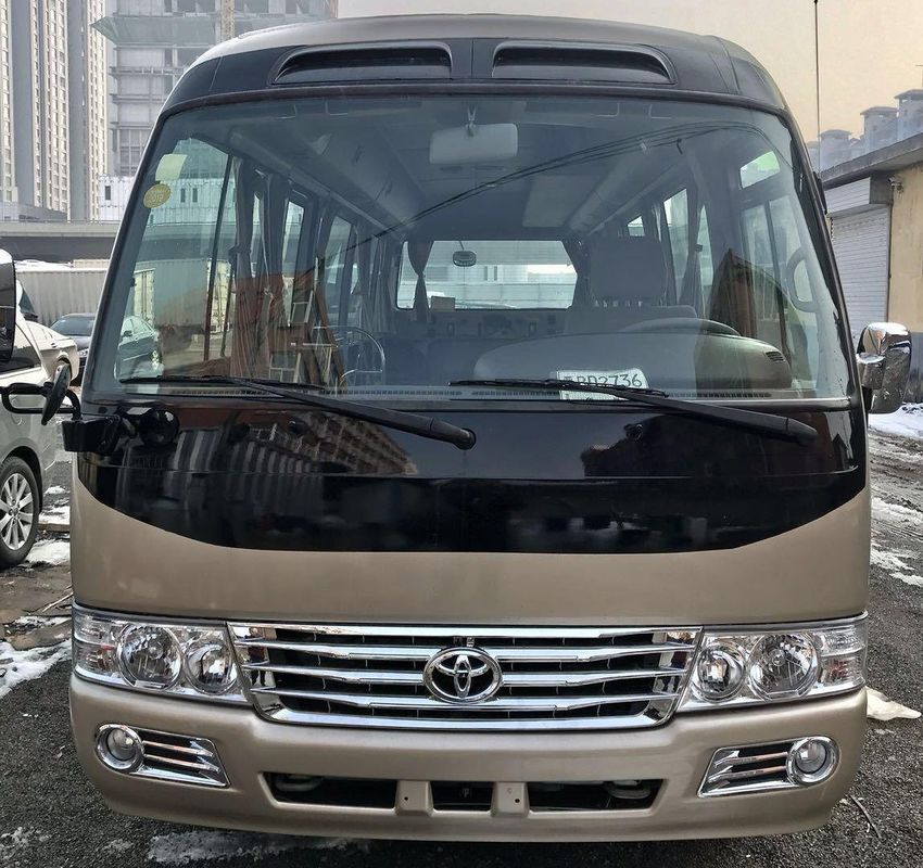 Second Hand 22 to 30 Passenger Seats Toyot Coaster Bus with Front Mounted Diesel Engine