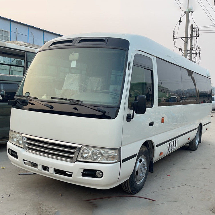 30 Seater Diesel Engine Coaster Bus with 9.00R20 Tires and Euro 3 Emission Standard