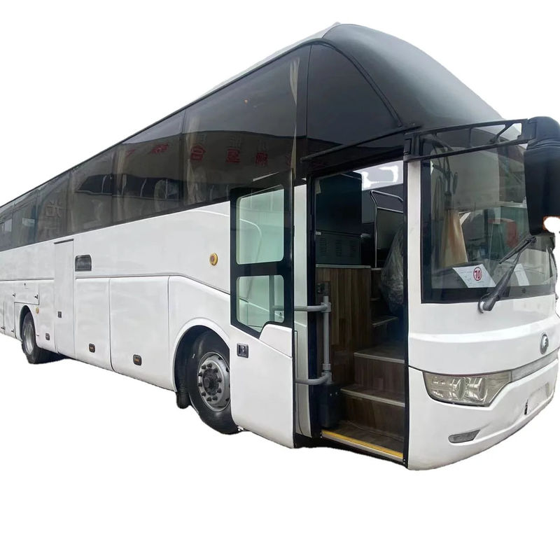 Fuel Type Diesel 47 Seater Used Coach Bus with Refrigerator and Bathroom Left Drive