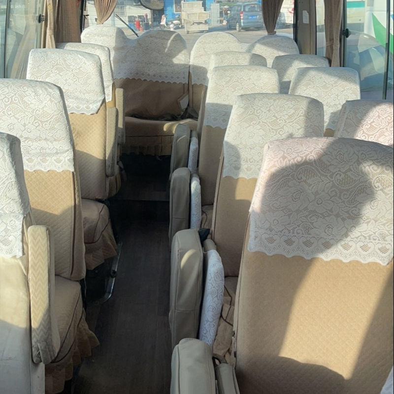 Manual Transmission 25 Seater 30 Seats Diesel Engine Used Coaster Bus 7005*2040*2785
