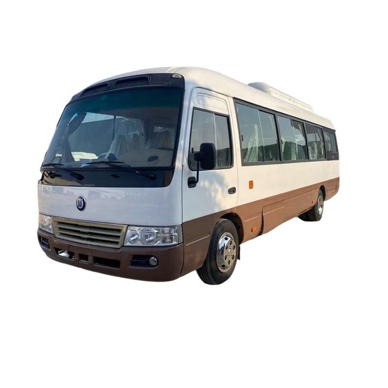 29 Seater Toyota Coaster Buses Public Transportation LHD 4-6L Engine Capacity Diesel Fuel