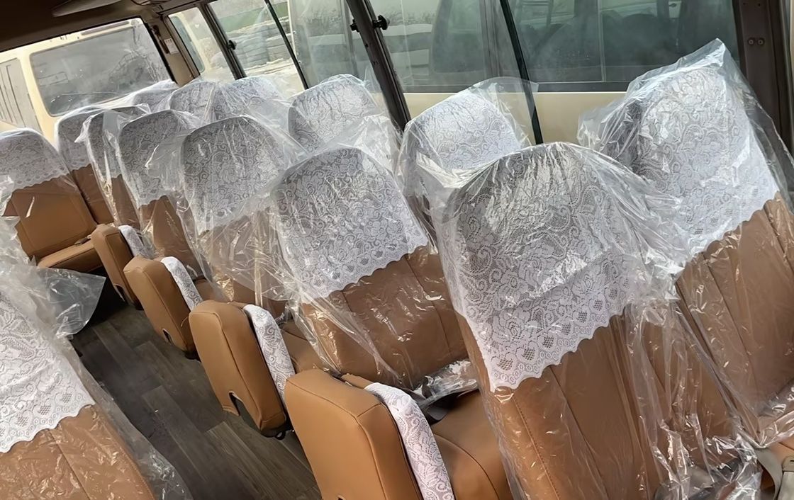 Good Condition 30 Seats Used Coaster Bus with Diesel Fuel Type Manual Transmission