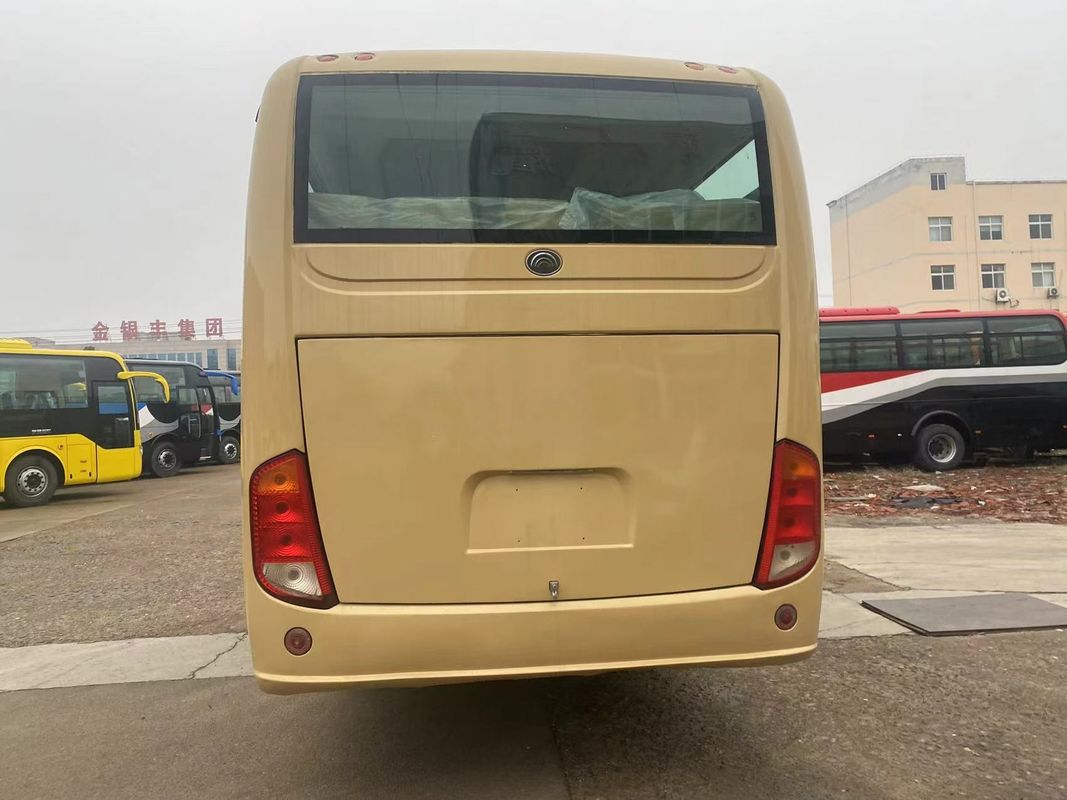 Leaf Spring Suspension 35 Seater Used Coach Bus with Power Steering and Luxury Seats