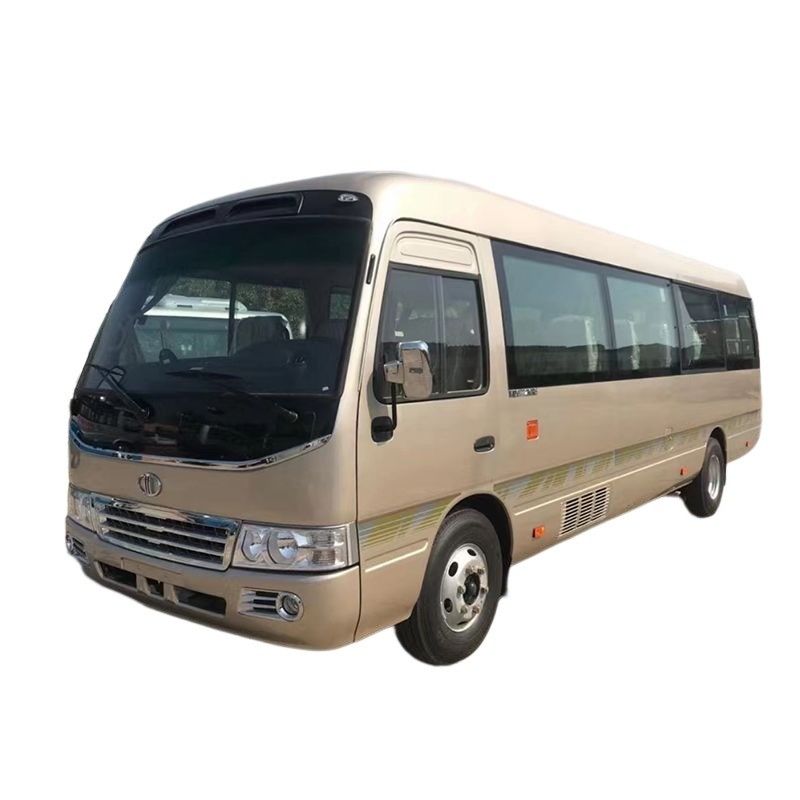 Manual Transmission Type 24-30 Seats Diesel Engine Coaster Mini Bus for Luxury Passenger