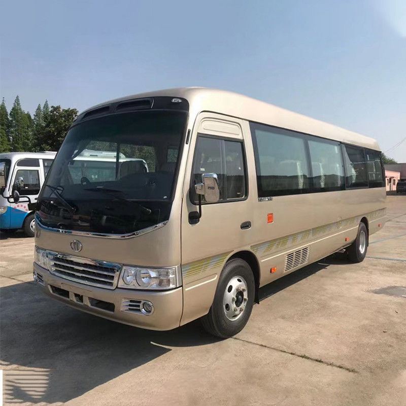 Manual Transmission Type 24-30 Seats Diesel Engine Coaster Mini Bus for Luxury Passenger