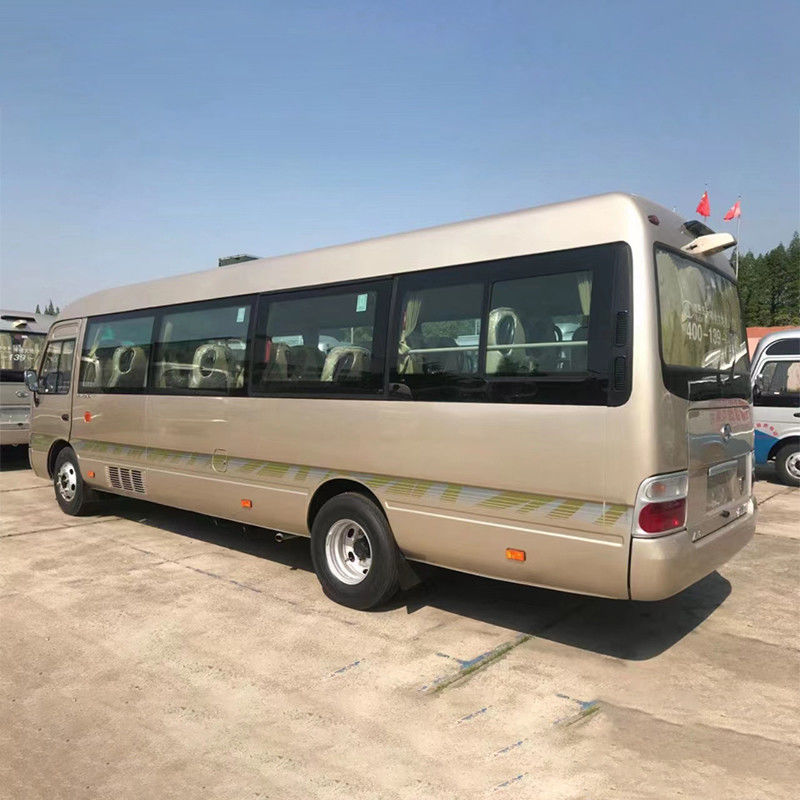 Manual Transmission Type 24-30 Seats Diesel Engine Coaster Mini Bus for Luxury Passenger