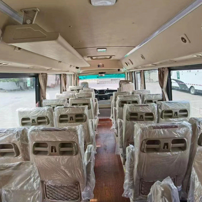 Manual Transmission Type 24-30 Seats Diesel Engine Coaster Mini Bus for Luxury Passenger