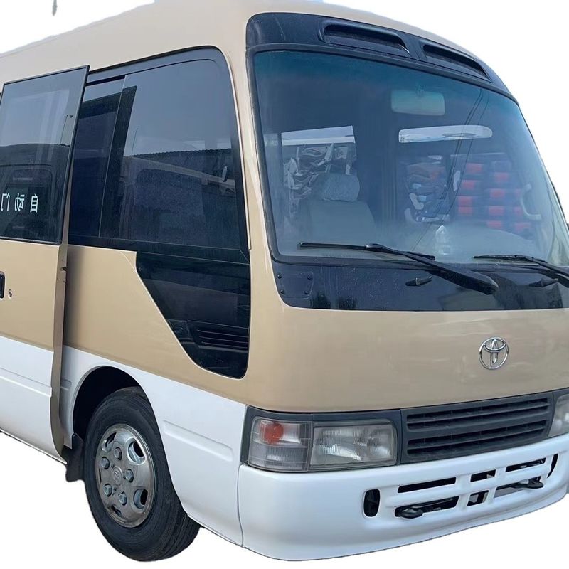 V6 4.0 6GR 2.7L VVT-I Engine Used Coaster Bus with 30 Seats in Excellent Condition