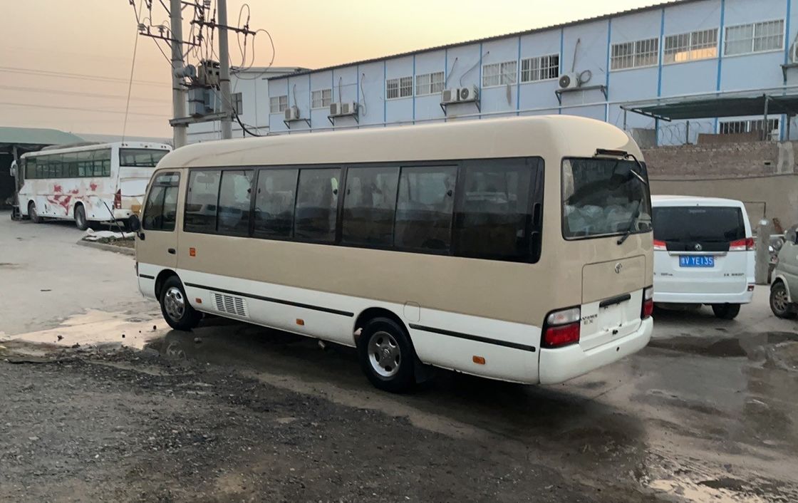 V6 4.0 6GR 2.7L VVT-I Engine Used Coaster Bus with 30 Seats in Excellent Condition