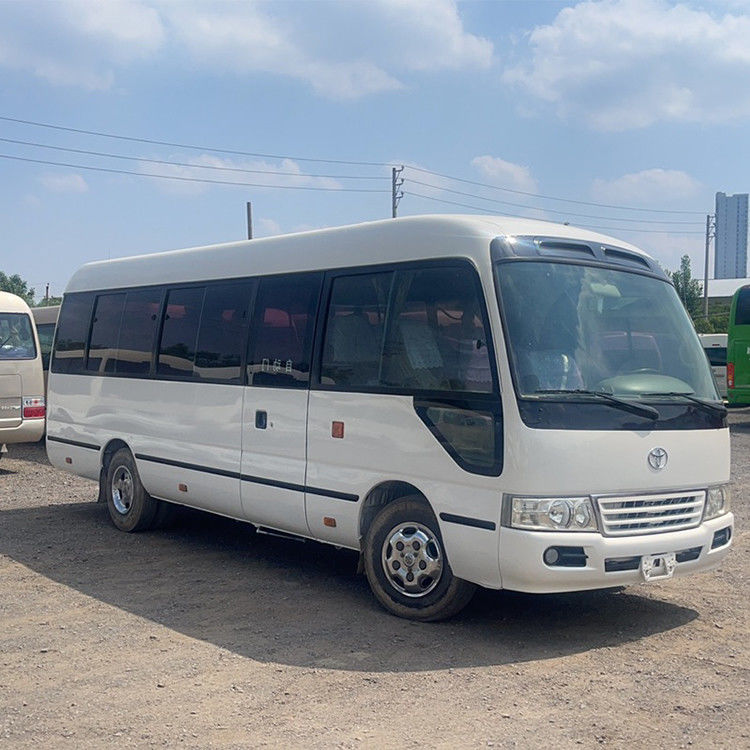 Design 30 Seater Toyo Ta Coaster Bus with 4L Engine Capacity and 113/5200kw Max Power
