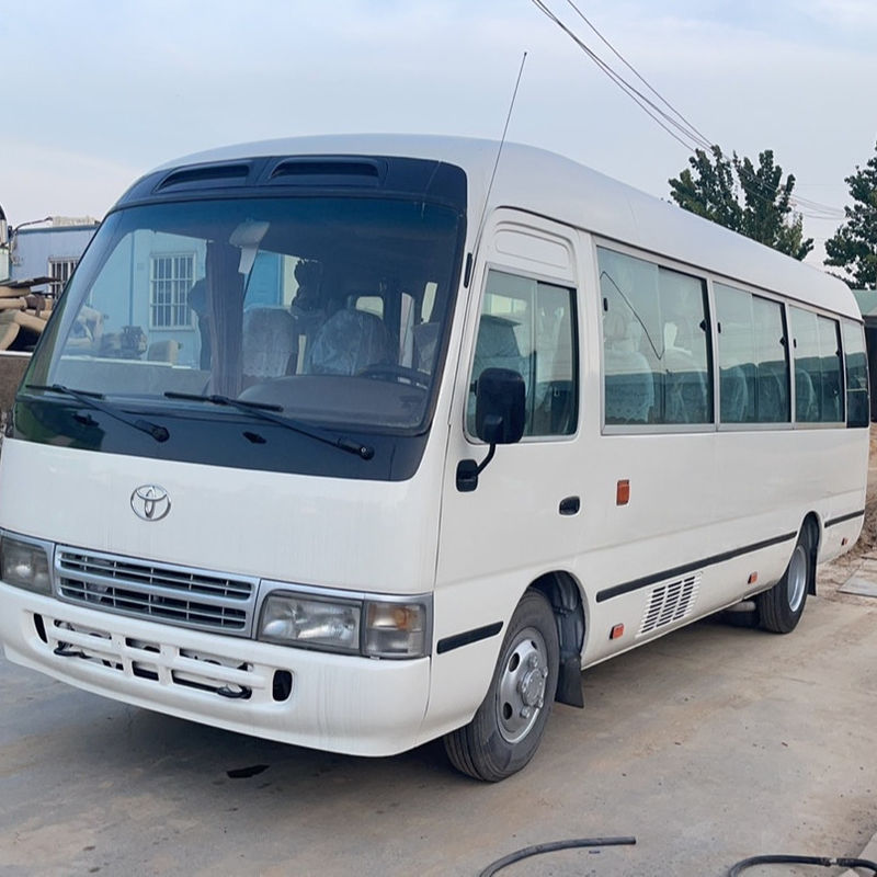 30 Seater Manual Transmission Toyota Coaster Bus with 4L Engine Capacity and Deisel Fuel
