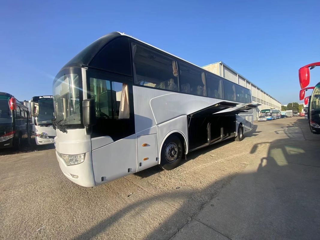 Comfortable 65 Seater Bus Coach with 6 8L Engine Capacity and Leaf Spring Suspension