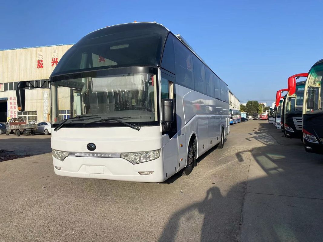 Comfortable 65 Seater Bus Coach with 6 8L Engine Capacity and Leaf Spring Suspension