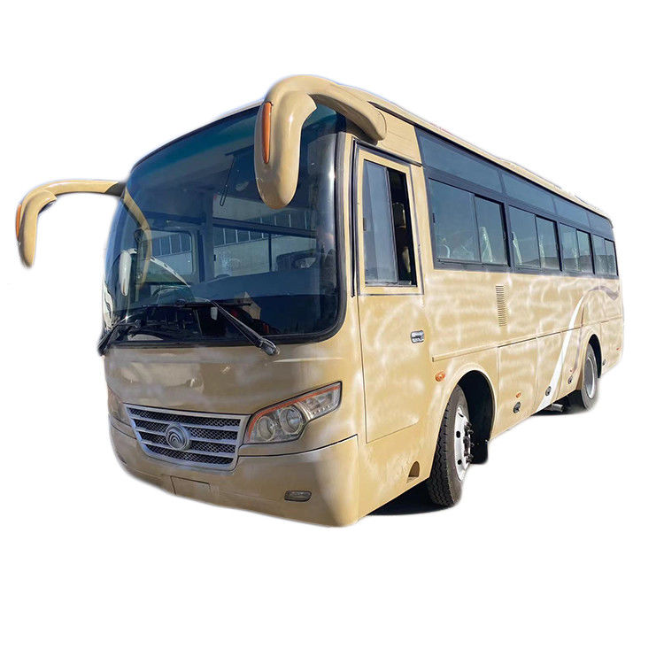 Power Steering 30 Seats Used Buses and Coaches Diesel Luxury Bus Euro 3 Optional