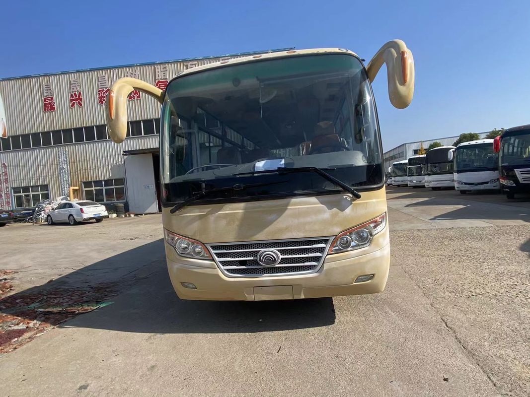 Power Steering 30 Seats Used Buses and Coaches Diesel Luxury Bus Euro 3 Optional