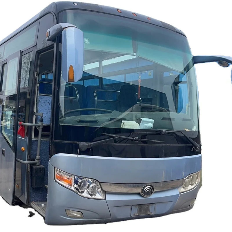 Euro 2 Emission Standard 65 Seats Used Coach Buses with Sliding Windows and UL Clutch