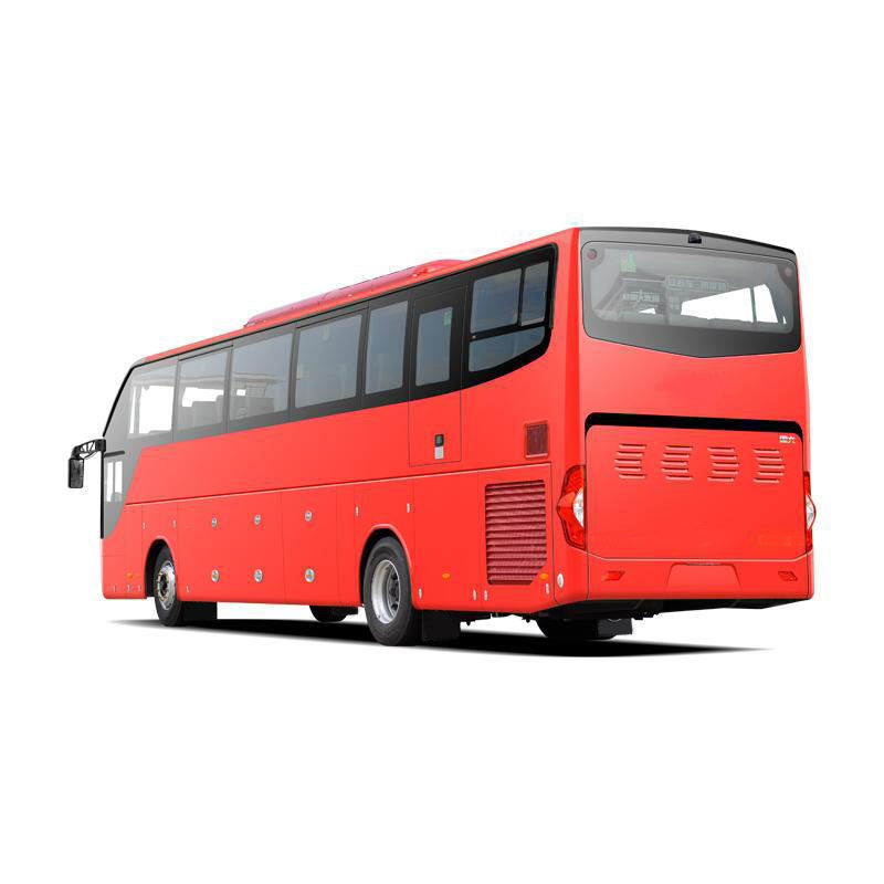 Rear Axle 13T/Drum Brake Luxury 50 60 Seater Passenger Bus with 6080mm Wheelbase