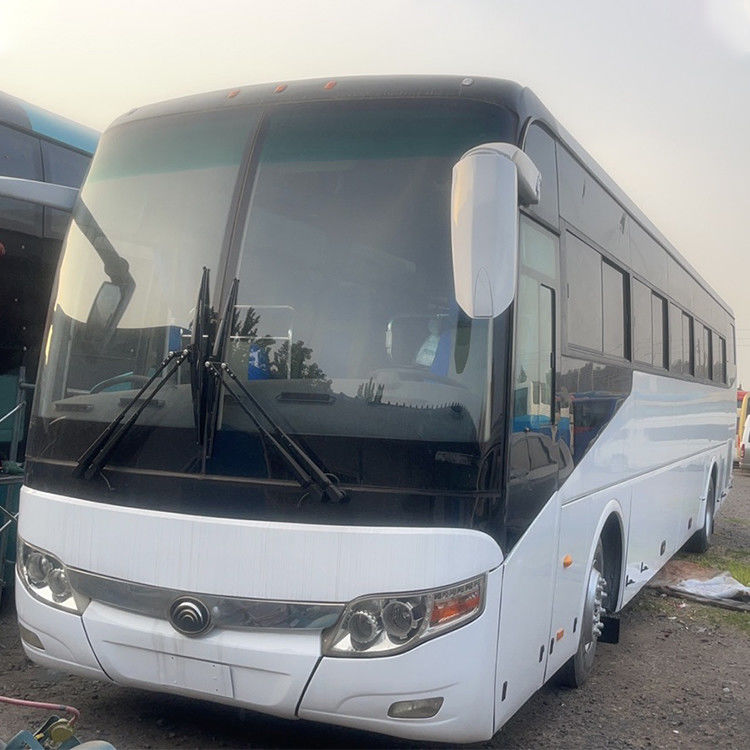 Second Hand RHD 6-8L Manual Transmission Seater Tour Used Coach Buses with Big Capacity