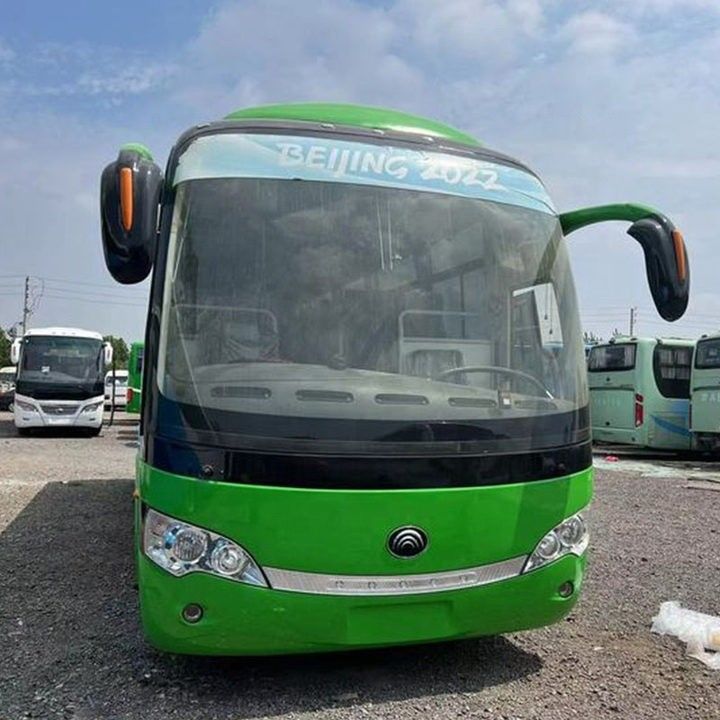 Refurbished 47 Seats Diesel Luxury Coach Bus with RHD and Engine Model YC6J245-30